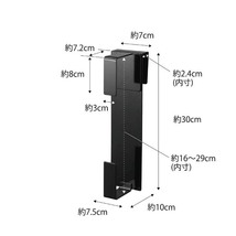 tower シンク扉キッチンペーパーホルダー タワー ブラック_画像2