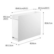 tower 隠せる調味料ラック タワー ホワイト_画像3