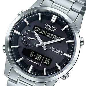 カシオ CASIO リニエージ LINEAGE アナデジ クオーツ メンズ 腕時計 LCW-M600D-1BJF ブラック 国内正規 ブラック