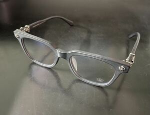 再出品CHROME HEARTS クロムハーツ COX-UCKER メガネ 眼鏡 アイウェア マットブラックサングラス　