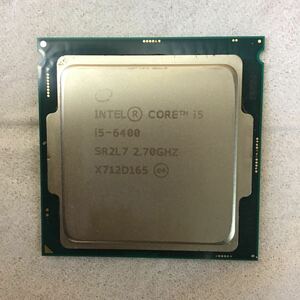CPU Intel Core i5-6400 2.70Ghz SR2L7 動作未確認