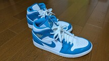 メンズ スニーカー ナイキ エア ジョーダン1 MID NIKE AIR JORDAN 1 MID アクアトーン/ホワイト/セレスティアルゴールド DQ8426-400 26cm_画像2