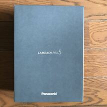 新品未開封 送料無料　納品書付　ES-LV5W-K （黒）ラムダッシュPRO 5枚刃 Panasonic パナソニック シェーバー_画像1