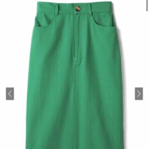 GRL グレイル 新品未使用 バックスリットタイトスカート　kz03 グリーン　Lサイズ スカート