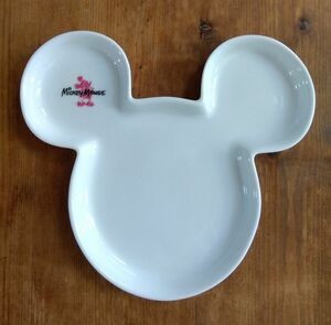 Tokyo Disneyland ミッキー プレート・皿、食器(磁器製)、未使用(僅かなキズ有り)