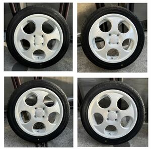 ご新規様不可 要説明欄熟読 極美品 165/55R15 75V グッドイヤー LS2000 MLJ ハイペリオン ポポロ 15インチ 4.5J 4H100 タイヤホイール