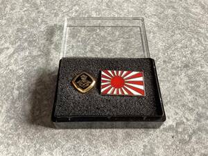 日本軍　予科練　海軍　予科練ピンバッジ・軍艦旗バッジ(ネジ式)