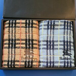 BURBERRY バーバリー フェイスタオル　２枚セット　ノバチェック