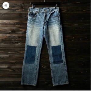 Pablo vinci Knee patch remake denim サイズL パブロ　デニム　かわしまたかひろ