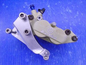 T【720】Brembo ブレンボ キャスティング キャリパー 左側用 カワサキ Dトラッカー250 キャリパーサポート付き