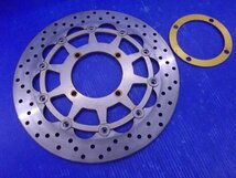 T【720】Brembo ブレンボ キャスティング キャリパー 左側用 カワサキ Dトラッカー250 320mmローター キャリパーサポート付き_画像8