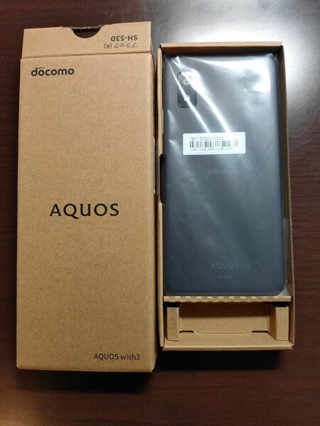 SHARP シャープ AQUOS Wish3 SH-53D ブラック ドコモ docomo SIMフリー