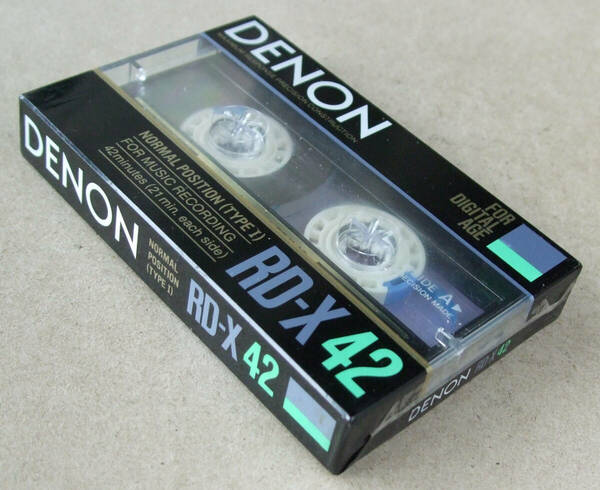 送料無料 新品 未使用 DENON デノン Normal Position RD-X 42 ノーマルポジション TYPEⅠ カセットテープ 即決！