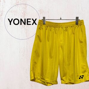 YONEX ヨネックス 美品　oサイズ　バドミントン　ショートパンツ ゲームパンツ イエロー　ハーフパンツ テニス　ソフトテニス　