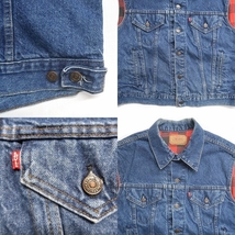 古着 80年代 USA製 リーバイス Levi's 60518 0816 デニムベスト 表記：XL　gd401947n w40310_画像8