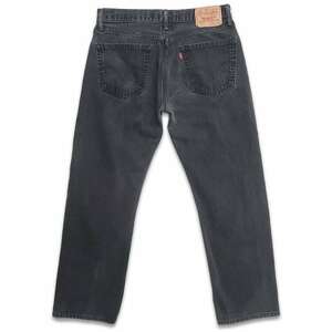 古着 リーバイス Levi's 505 デニムパンツ ブラックデニム ジーンズ ジーパン 表記：W34L30　gd402403n w40426