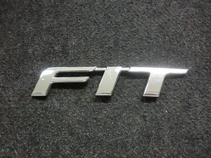 c1417【エンブレム】ホンダ純正◆中古品◆フィット『FIT』◆約3㎝×約13.5㎝