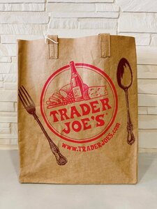 A159◆LA買付け品◆新品【TRADER JOE'S】トレジョ◆ウォッシャブルペーパーグロサリーバッグ