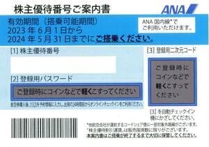 ANA 株主優待番号ご案内書 （2024年5月31日まで有効）