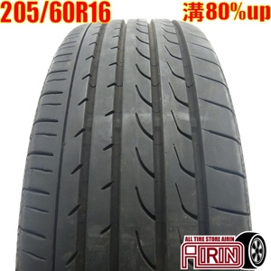 中古タイヤ 205/60r16 タイヤ ヨコハマ ブルーアース RV-02 1本 単品 ノア プリウスα ヴォクシー ステップワゴン 中古 16インチ