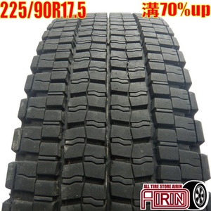 中古タイヤ 225/90R17.5 127/125L ダンロップ エスピー001 スタッドレスタイヤ 1本単品 フォワード 中古 17.5インチ