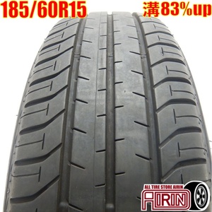 中古タイヤ 185/60r15 タイヤ ブリヂストン エコピア EP150 1本 単品 シエンタ ベルタ ヴィッツ グレイス 中古 15インチ