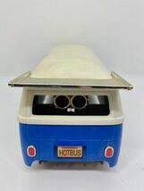 マテル ホットウィール フォルクスワーゲン バス 1/18 Hot Wheels Customized VW Drag Bus White & Blue 1円〜_画像4