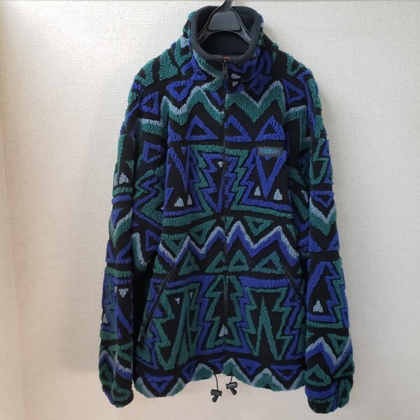 90s Everwarm ネイティブ柄 フリースジャケット 幾何学模様 ヴィンテージ