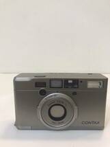 コンタックス CONTAX T ix Carl Zeiss Sonnar 28mm F2.8 コンパクトカメラ ジャンク 通電確認_画像2