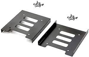 Pasow[2 pack ] HDD/SSD for conversion bracket 2.5 - 3.5 conversion mounter size conversion bracket 2.5 -inch HDD/
