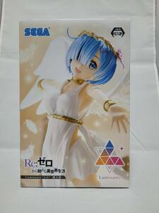 【新品未開封・同梱可】Re:ゼロから始める異世界生活 Luminasta レム-熾天使- フィギュア 完成品フィギュア【プライズ 】