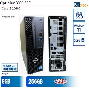 中古 デスクトップ Dell デル Optiplex 3000 SFF 3000-3000SF Core i5 メモリ：8GB SSD搭載 6ヶ月保証