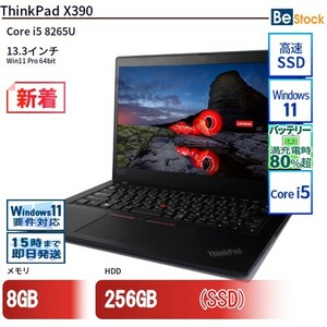 中古 ノートパソコン Lenovo レノボ ThinkPad X390 20Q0GD00 Core i5 メモリ：8GB 6ヶ月保証