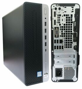 中古 デスクトップ HP ProDesk 600G5 SFF 6DX60AV Core i5 メモリ：16GB SSD搭載 6ヶ月保証