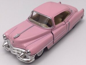 1台売り ピンク 1/43 キャデラック シリーズ62 クーペ　1953年 ミニカー キンスマート アメ車