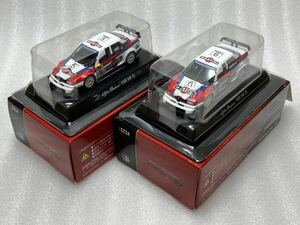 即決 KYOSHO CVS 京商 1/64 アルファロメオ3 Alfa Romeo 155 V6 Ti マルティーニ ＃5 ＃6 Martini 2種セット 未使用品 希少 絶版