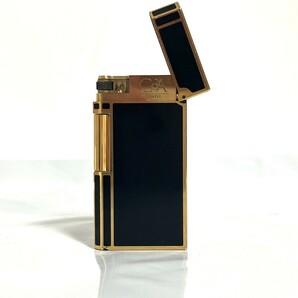 １円スタート CARAN d'ACHE カランダッシュ ライター ガスライター ゴールドカラー ローラー式 ブラック ゴールド 喫煙具の画像5