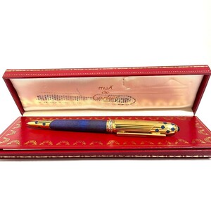１円スタート Cartier カルティエ ボールペン パシャ　ドゥ　筆記用具 ゴールド　箱付き