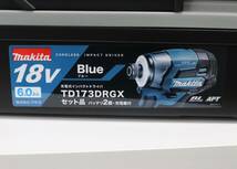 新品 マキタ TD173DRGX 青 充電式インパクトドライバ 18V 6.0Ah 純正フルセット　インボイス領収書 ■6014-1_画像6