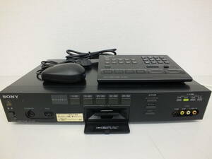 SONY Sony Chinese character video titler XV-J777 mouse body VHS 8mm video camera etc. analogue video editing machinery Junk super-discount 1 jpy start 
