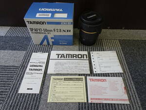 TAMRON/タムロン SP AF17-50mm F/2.8XR (Model:A16E) キャノン用 激安1円スタート
