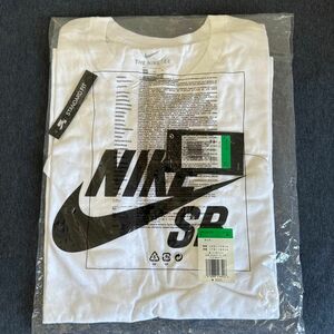 NIKE SB (ナイキ エスビー) ドライフィット ロゴ Tシャツ WHITE (ホワイト) AR4210-100 XLサイズ