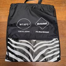 新品未使用　WTAPS×FCRB GYM SACK BAG.POLY.FCRB BLACK バック_画像2