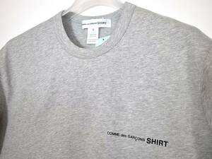 COMME des GARCONS SHIRT. Logo T-shirt gray sizeM