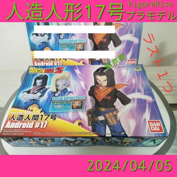 フィギュアライズ スタンダード ドラゴンボール 人造人間17号 プラモデル　/　android #18 #17 バンダイ