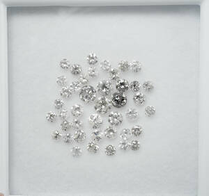 ★おまとめ天然ダイヤモンド 最高級 1.901ct ラージメレ 1.8mmUP ルース 宝石 ジュエリー jewelry