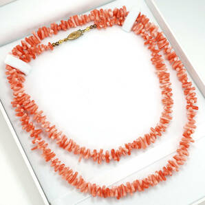 ▲天然サンゴ 最高級 50g 約85cm ネックレス 宝石 ジュエリー jewelryの画像3