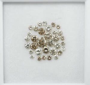 ★おまとめ天然ダイヤモンド 最高級 2.229ct ラージメレ 1.8mmUP ルース 宝石 ジュエリー jewelry