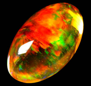 * натуральный fire - опал Mexico производство высший класс 2.15ct разрозненный драгоценнный камень ювелирные изделия jewelry