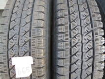 いすゞ エルフ スチールホイール 13インチ 4J +98 PCD184.15-6穴 ハブ径約133㎜ BRIDGESTONE BLIZZAK 145/80R13 LT 8PR 2022年製 4本セット_画像8